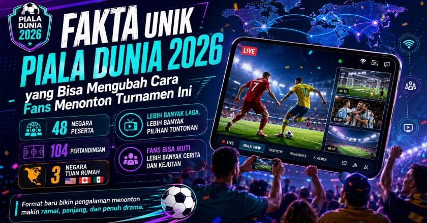 Fakta Unik Piala Dunia 2026 yang Bisa Mengubah Cara Fans Menonton Turnamen Ini