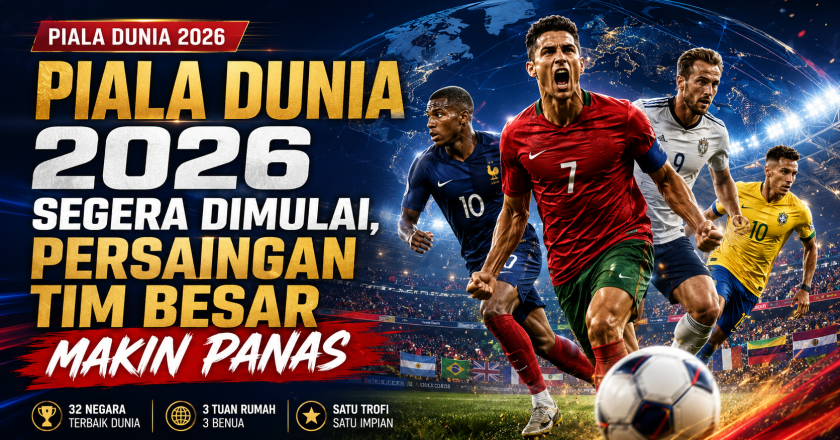 Piala Dunia 2026 Segera Dimulai, Persaingan Tim Besar Makin Panas