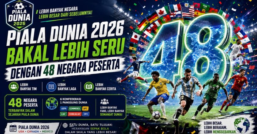 Piala Dunia 2026 Bakal Lebih Seru dengan 48 Negara Peserta