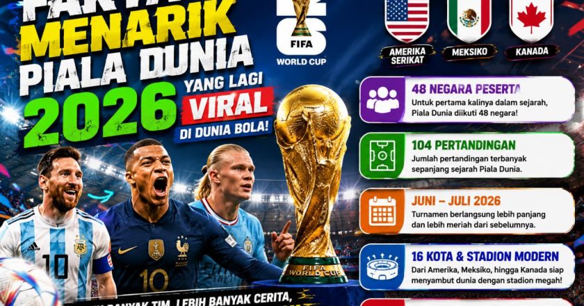 Fakta Menarik Piala Dunia 2026 yang Lagi Viral di Dunia Bola
