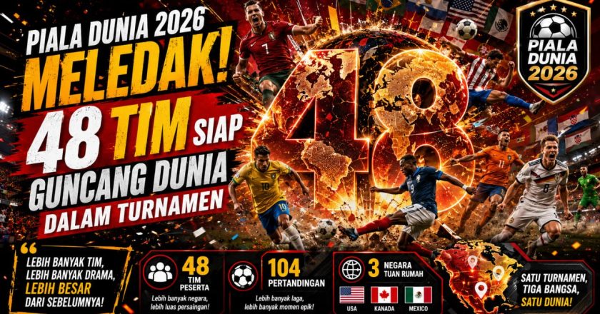 Piala Dunia 2026 Meledak! 48 Tim Siap Guncang Dunia dalam Turnamen